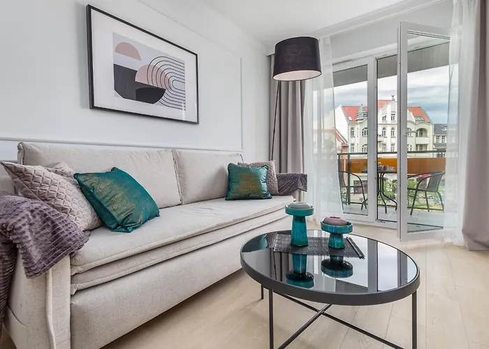 Plac Slowianski Apartments With Balcony Swinoujscie Center By Noclegi Renters